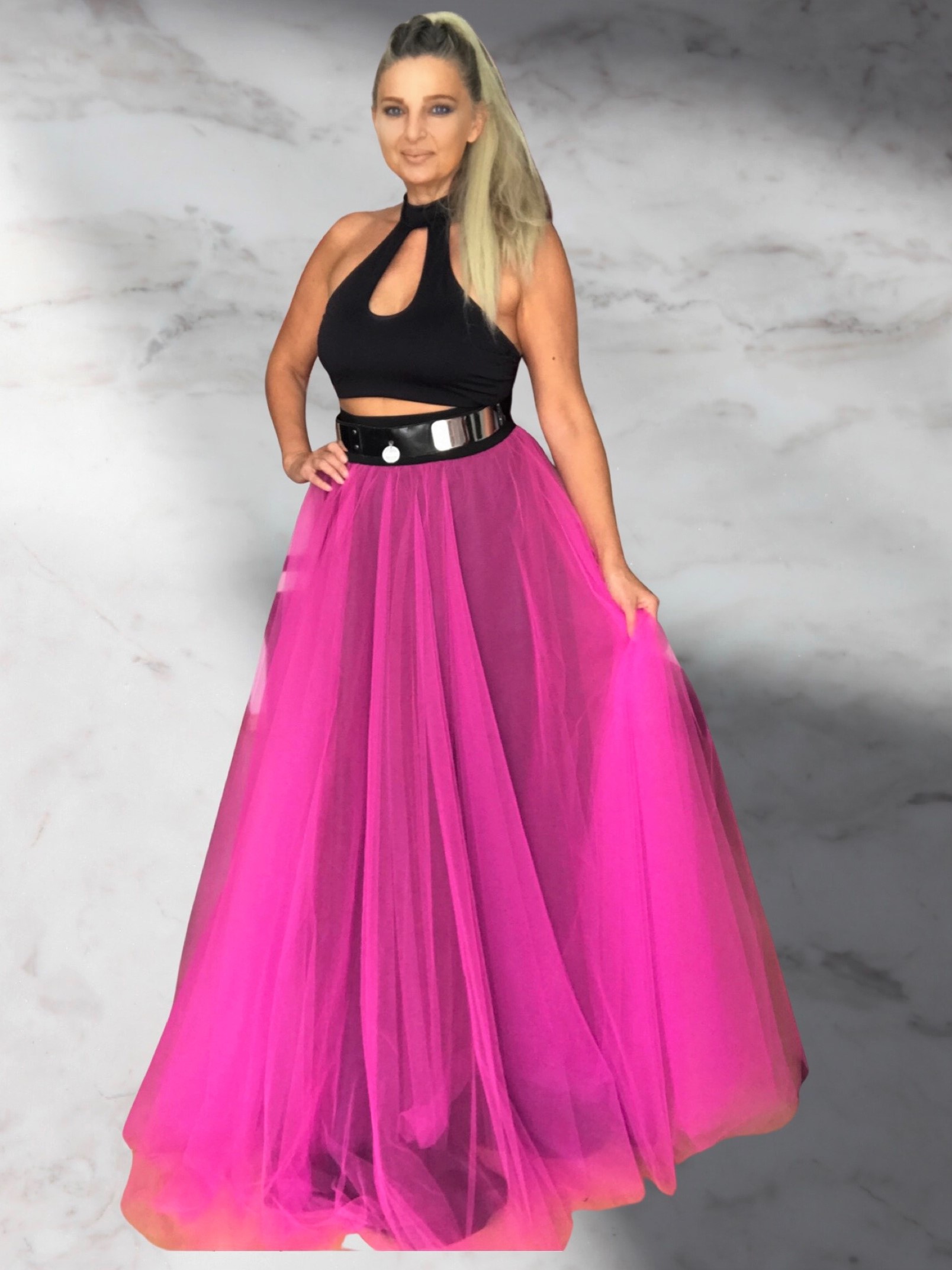 Dlouhá společenská sukně BOROS SK-L-TYL R01